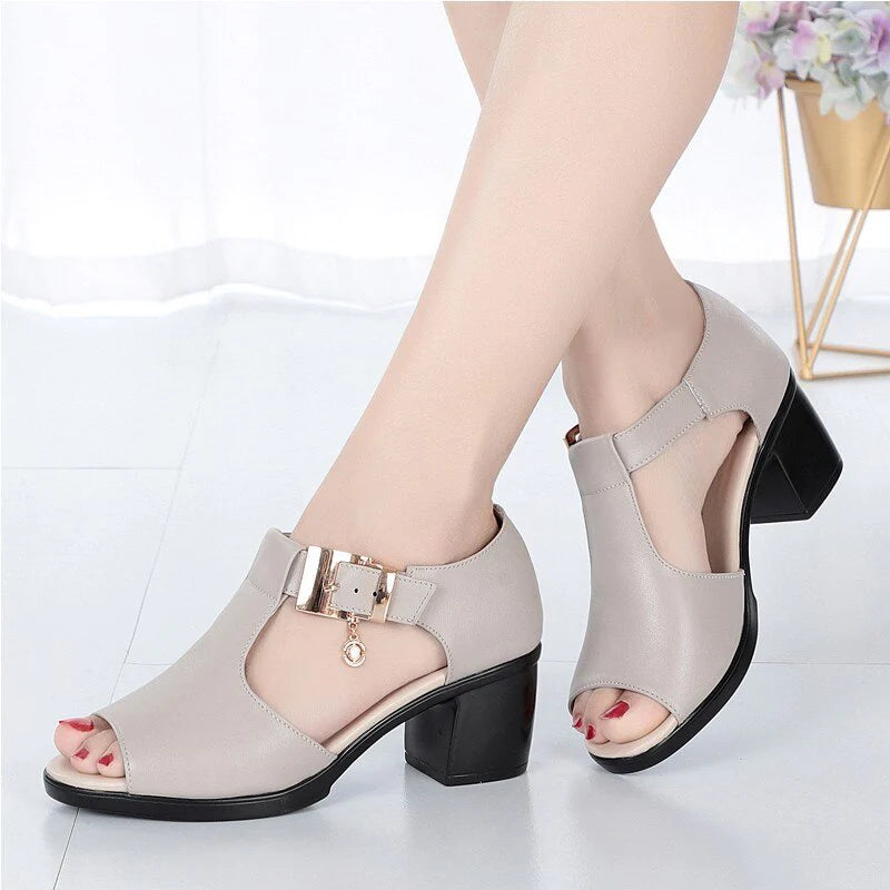 01 🗼 La belleza clásica de siempre – hermoso diseño de zapatos para dama. Cómodo Tacón 5.5