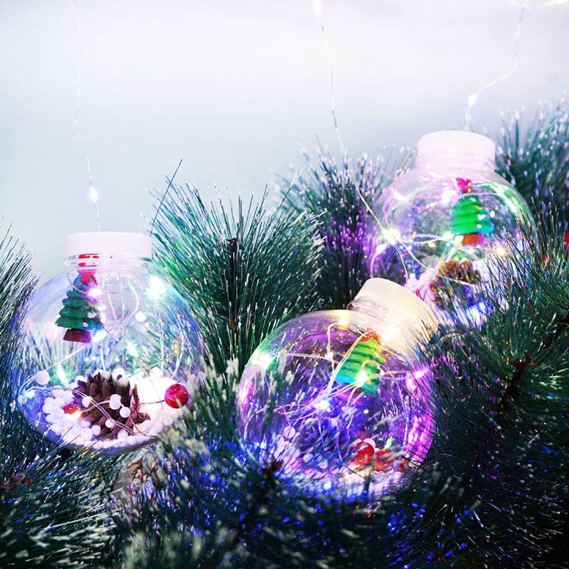 (a1)🎄 ⛄ Hermosa Cortina de esferas con Figuras Navideña y más de 120 Luces Led - Contraentrega - El envío no tiene costo.