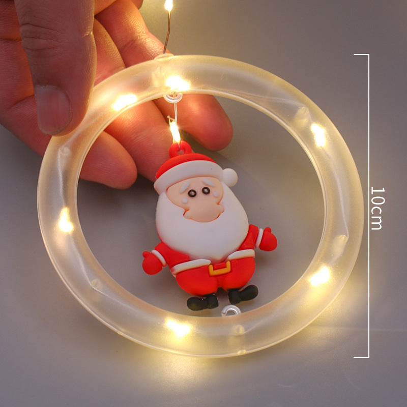 🎄🎄🎄 Decoración Navidad 2022 - Cortina de luces Led con luminosos Aros Animados con Motivos Navideños - CONTRAENTREGA