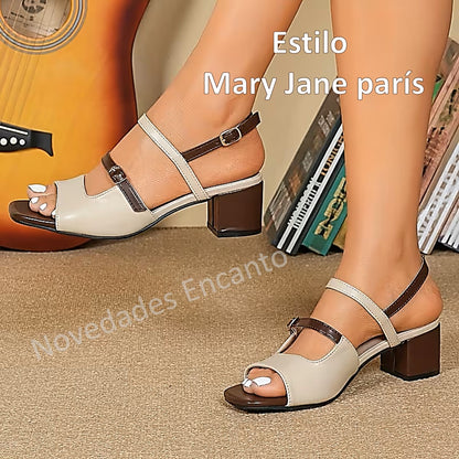 👡 Estilo Mary Jane París. Combinación perfecta para un diseño de calzado elegante, moderno.