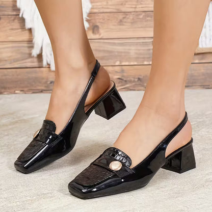 👡 Elegancia clásica infaltable. inspiración francesa estilo Mary Jane. Calzado para dama cómodamente elegante. Altura ideal 4.5 cm.