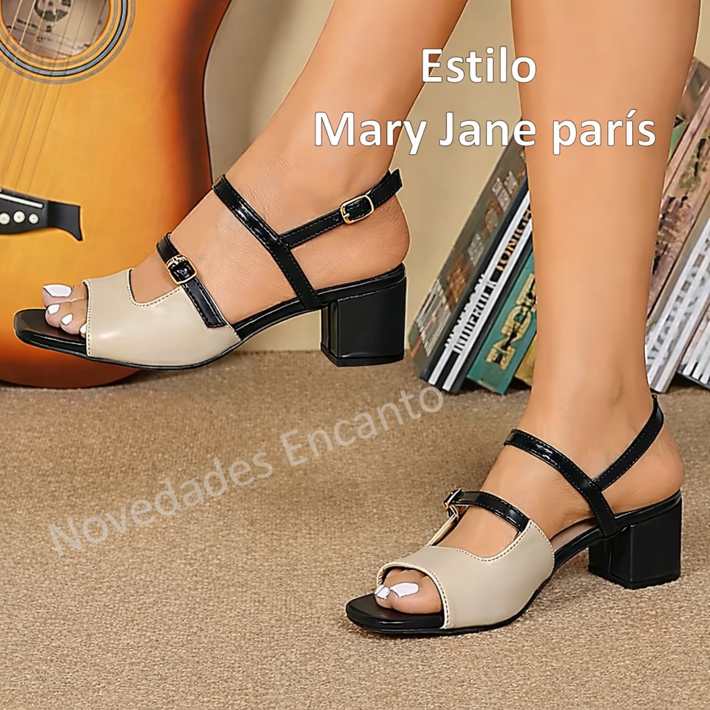 👡 Estilo Mary Jane París. Combinación perfecta para un diseño de calzado elegante, moderno.